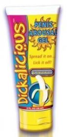 Dickalicious Penis Arousal Gel 2oz Banana